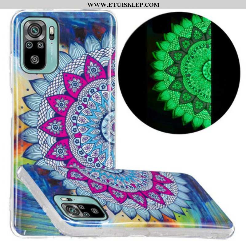 Etui do Xiaomi Redmi Note 10 / 10S Fluorescencyjna Kolorowa Mandala